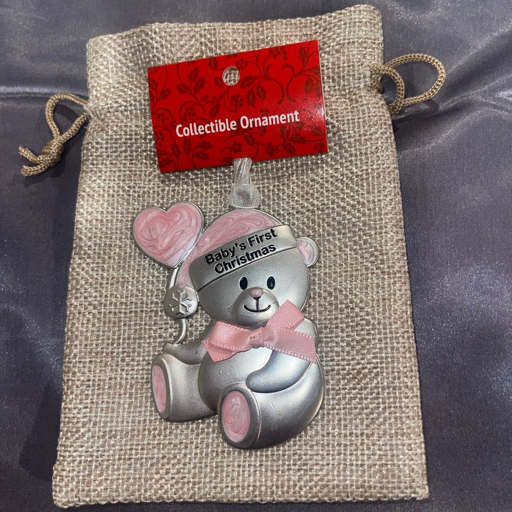 ❤️‍🔥4/$25! 
Baby’s First Christmas collectible ornament